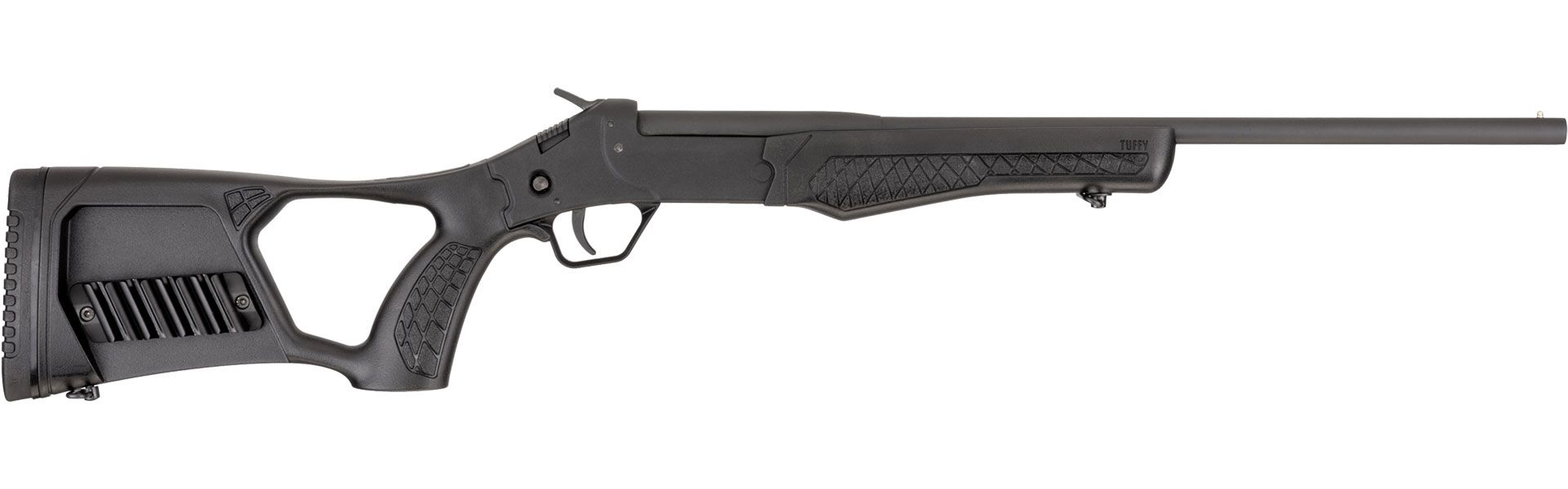SS POLY TUFFY Polymer, 410 BORE,  Black on Black, 18 in.