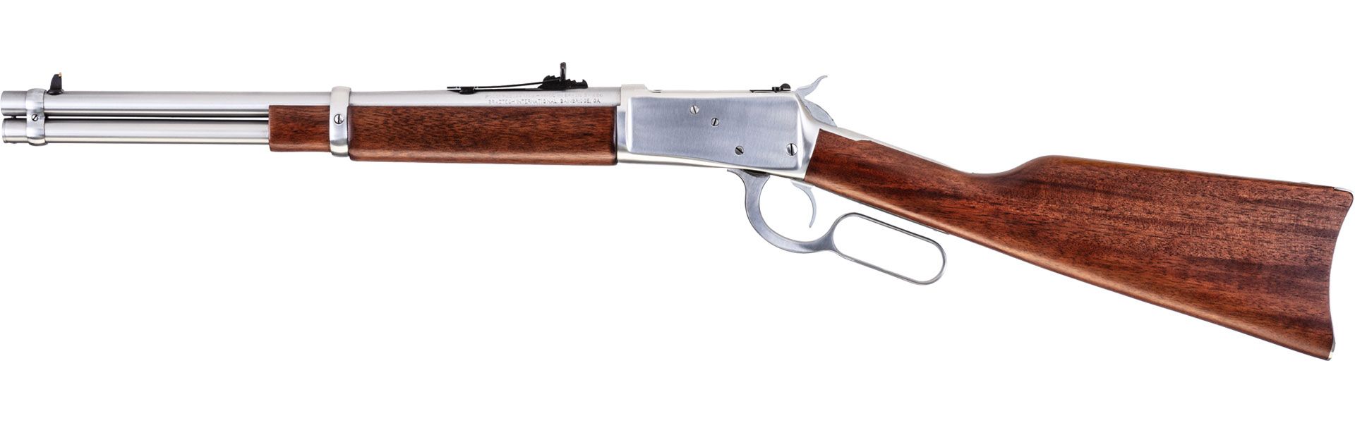 R92 Hardwood, .44 MAG, Polished Stainless, 16 In.
