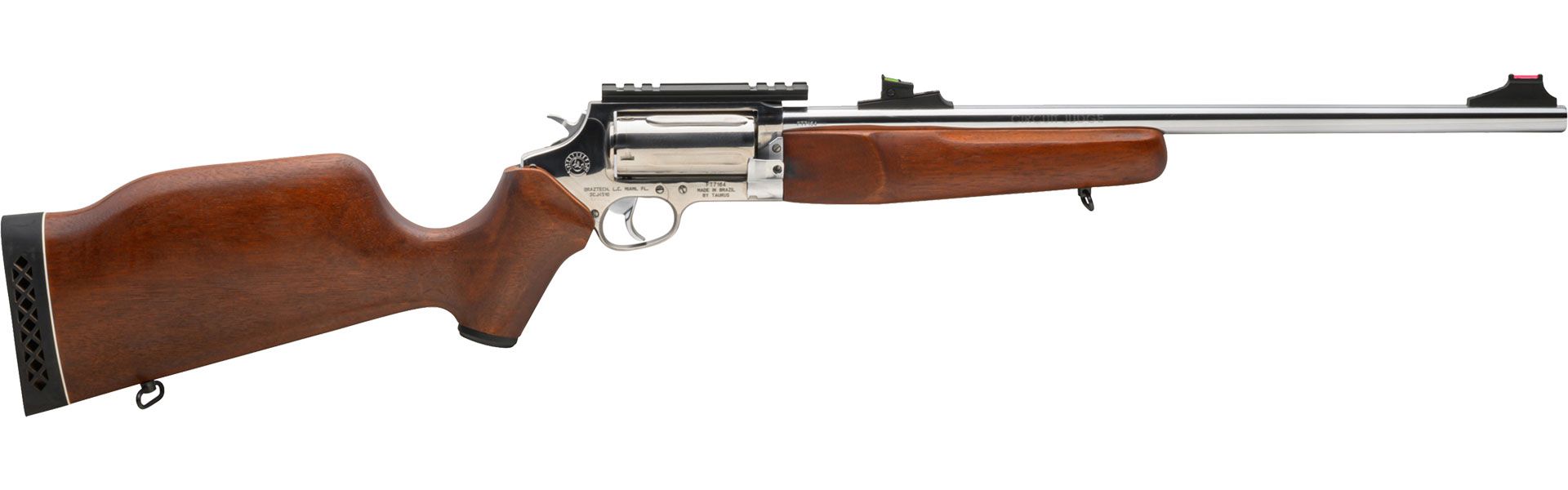 Circuit Judge Hardwood, .45 COLT/410 Bore, Stainless Steel, 18 in.